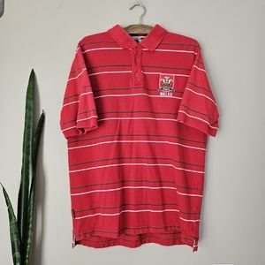 RUGBY HERITAGE | Wales Red Green & White Polo Shirt